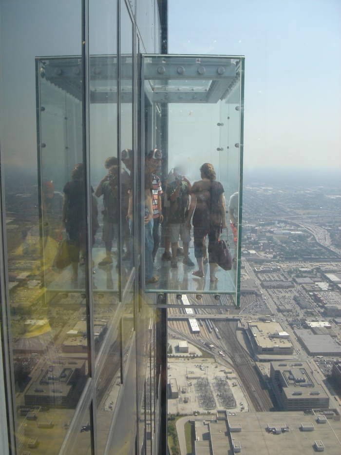 Willis Tower Skydeck. went to willis tower (formerly